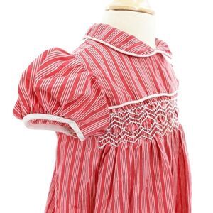Vintage Polly Flinders candy cane stripe dress size 2